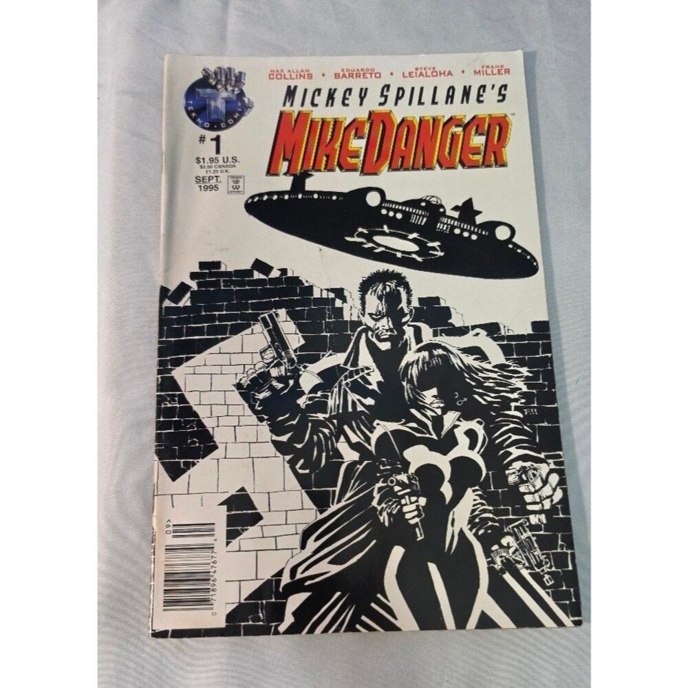 Mickey Spillane's Mike Danger #1 (1995) Comic Frank Miller Cover Tekno Comix